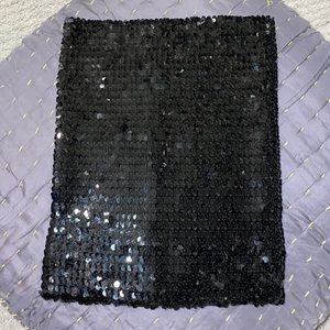 Sequin tube top/skirt